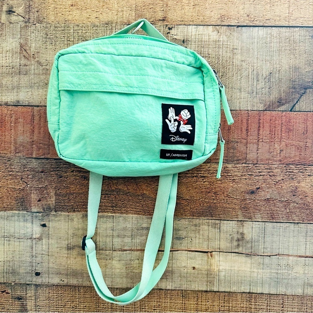 Ambush Yoon x Disney Minnie Mouse Uniqlo UT LOVE Mint Green Crossbody Purse